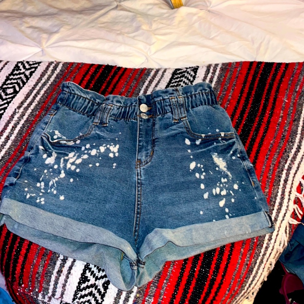 HH Jeans with faux bleach splatts